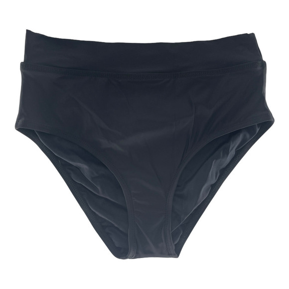 Athena High Waist Black Bikini Bottom Size 6 - Picture 4 of 7